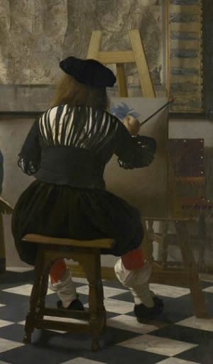 vermeer-at-easel